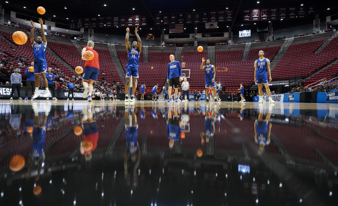 ‘All the pressure’s on Kansas’ from Cal Baptist’s perspective, as Jayhawks await tournament opener